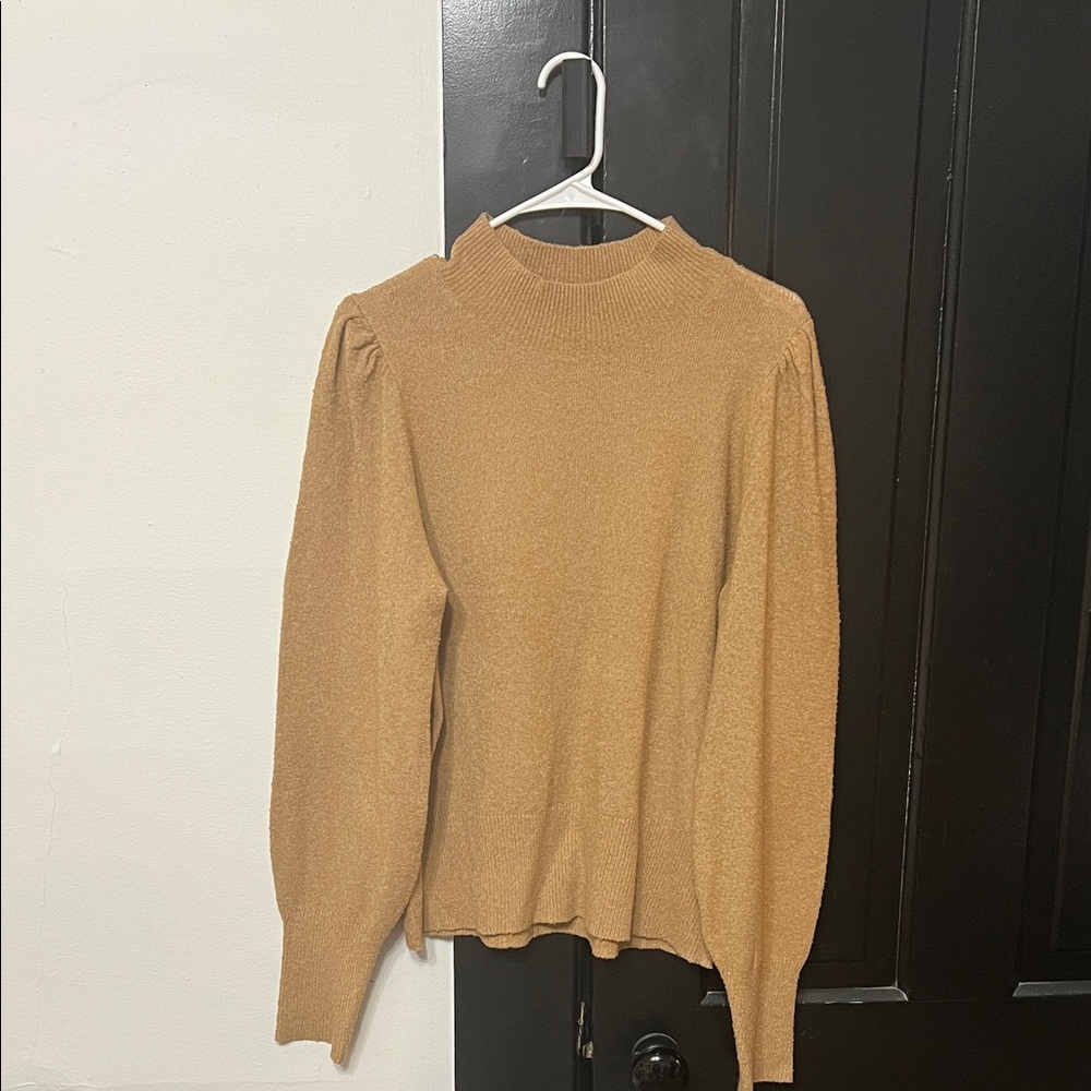 Express Camel Knit Sweater